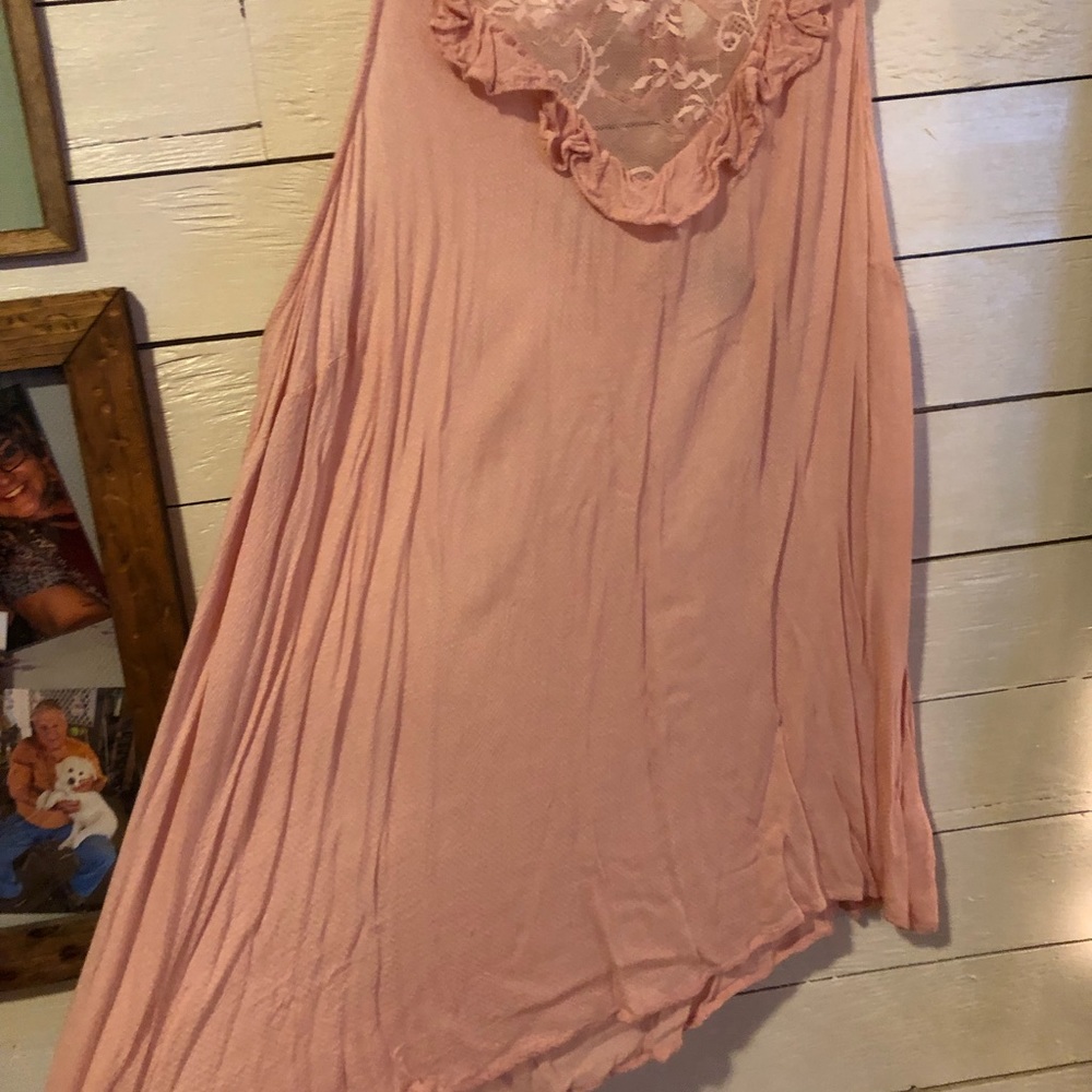 Lace and Ruffle Tank